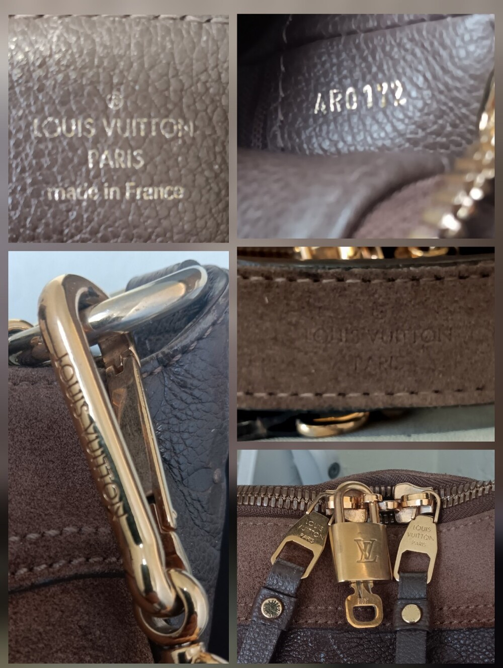 Louis Vuitton Audacieuse PM Empreinte Terre Brown ✨ Excellent Condition - Picture 13 of 16